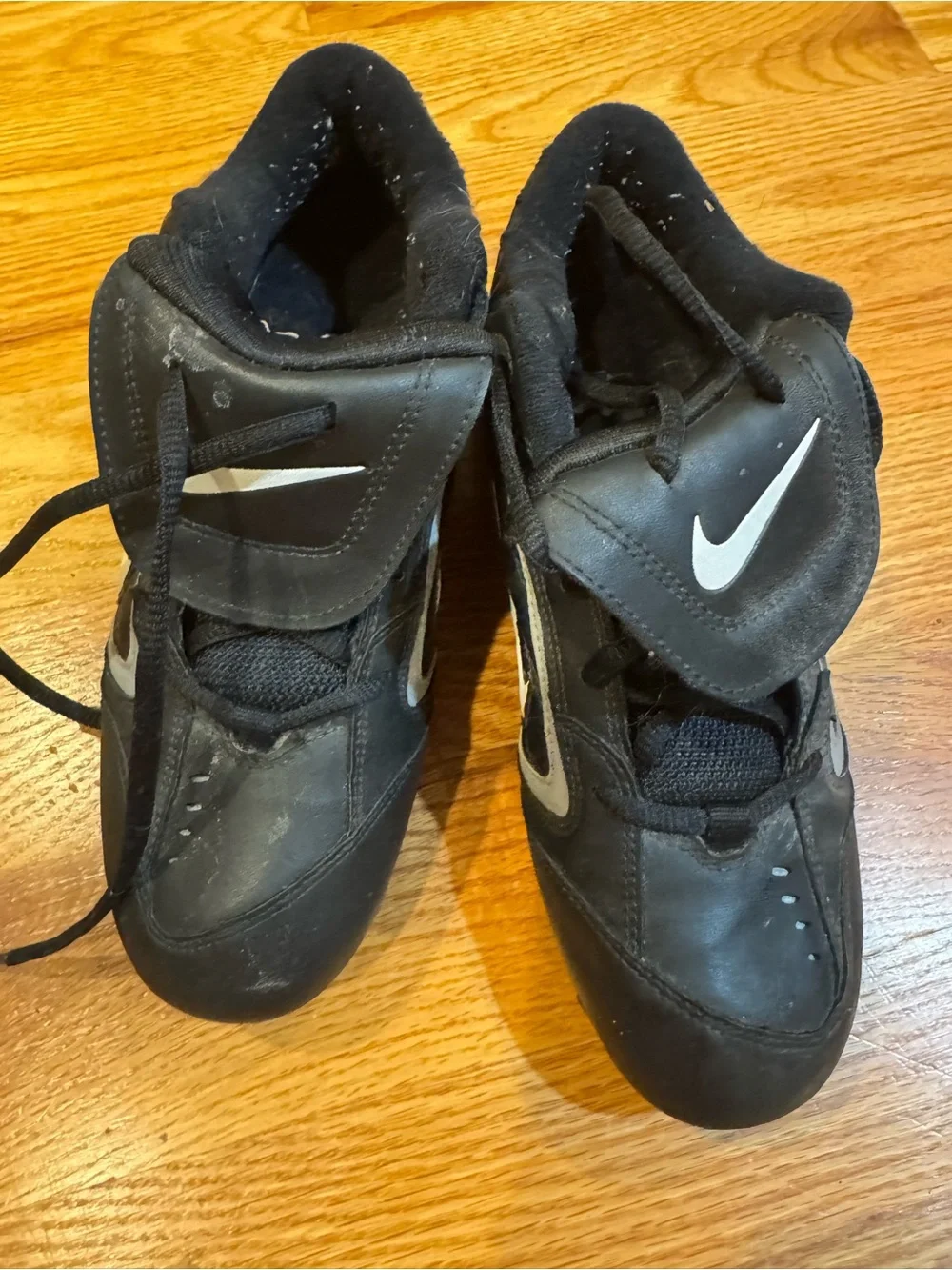 Nike Kids Black and White High-Top Sneakers